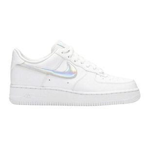 NIKE Air Force 1 Low 'Iridiscent Swoosh' Sneakers Size 9.5
